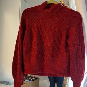 Abercrombie red sweater